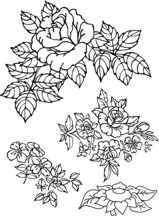 Трафареты для выжигания по дереву цветы