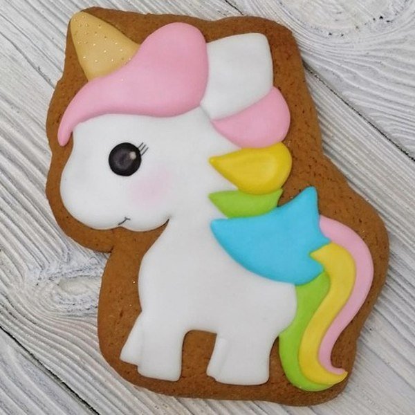 Имбирный пряник Единорожка