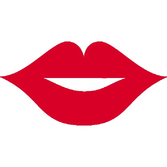 Губы трафарет