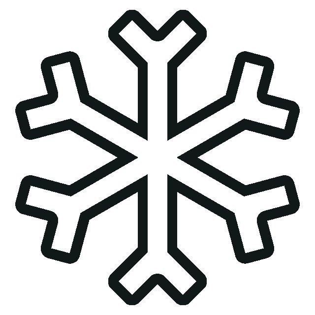 Нарисовать снежинку