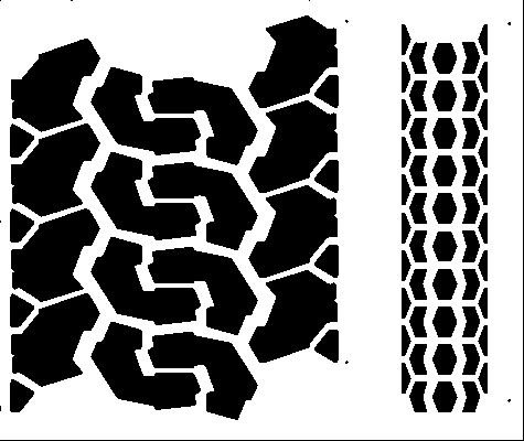 Отпечаток протектора шины
