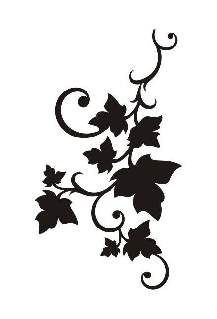 Трафарет лианы