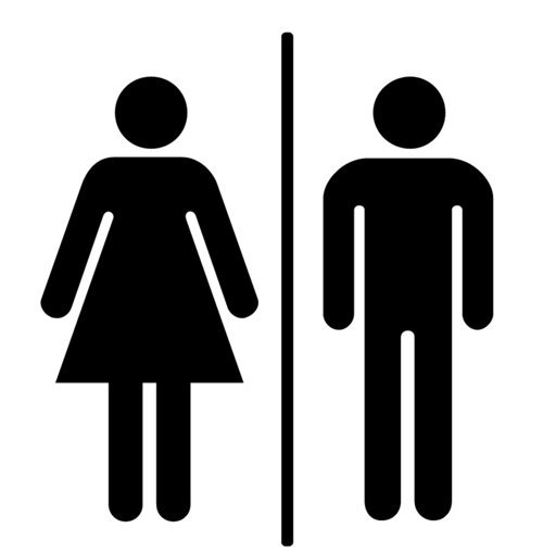 Табличка "туалет"