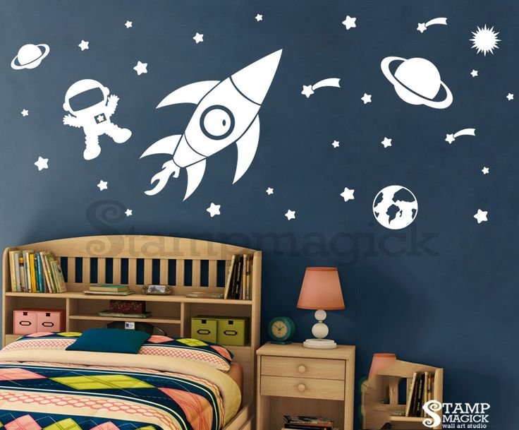 Трафареты для стен для детской комнаты для мальчика
