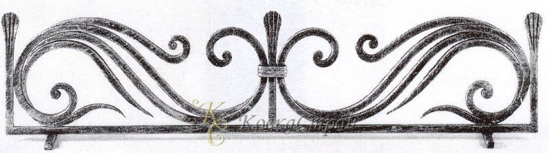 Кованые решетки для камина