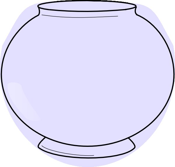 Раскраска аквариум без рыбок для детей