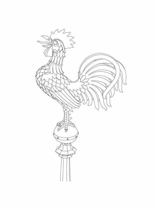 сказка о золотом петушке на окна