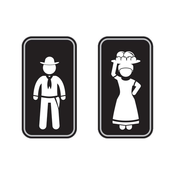 Креативные таблички на туалет