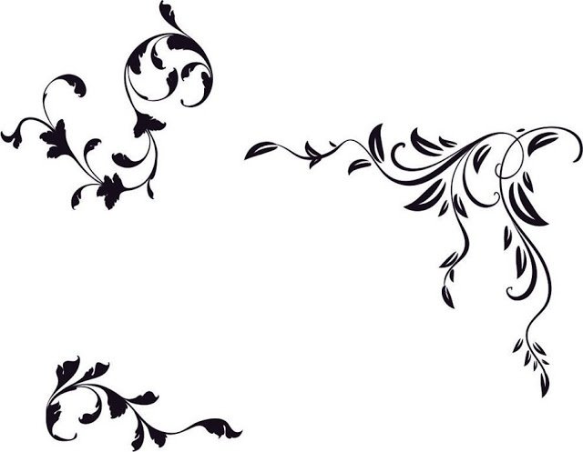 Трафарет угловой