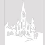 Замок Эльзы на окно