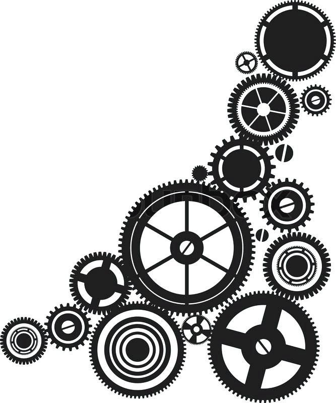 Шестеренки механизм вектор