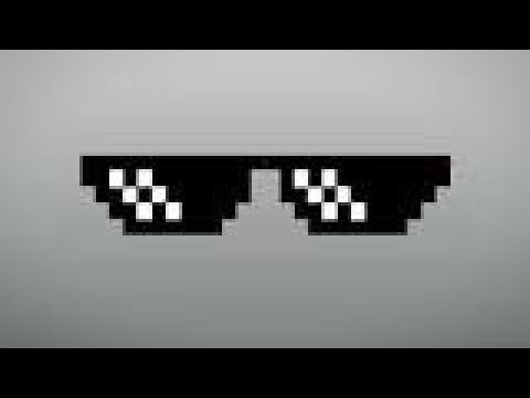 Пиксельные очки прозрачные