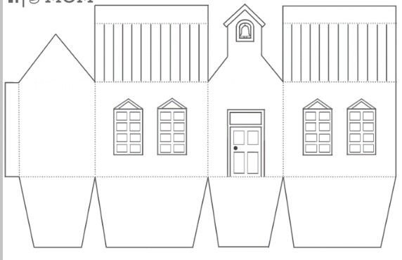 Развертка домика