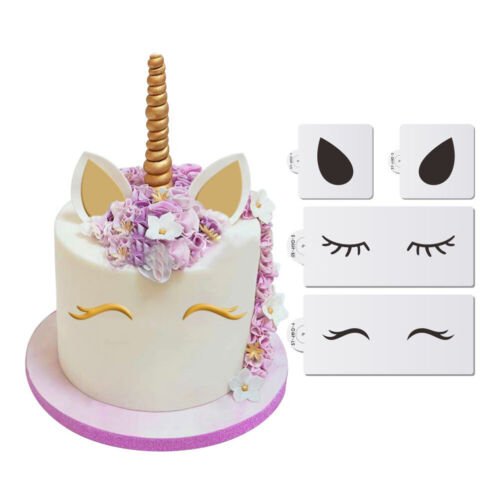 Макет единорога на торт