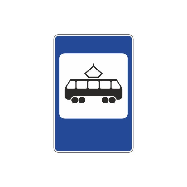 Знак место остановки автобуса