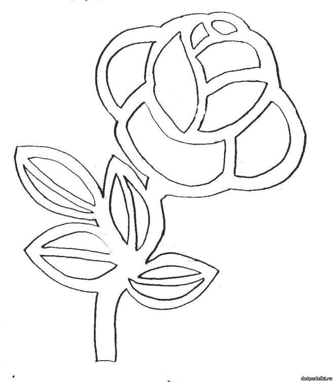 Трафарет витража на окно