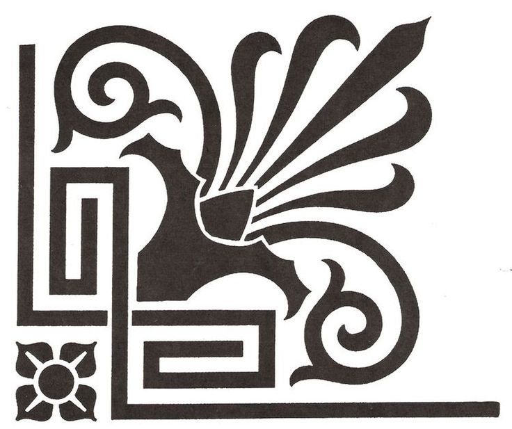 Греческие трафареты