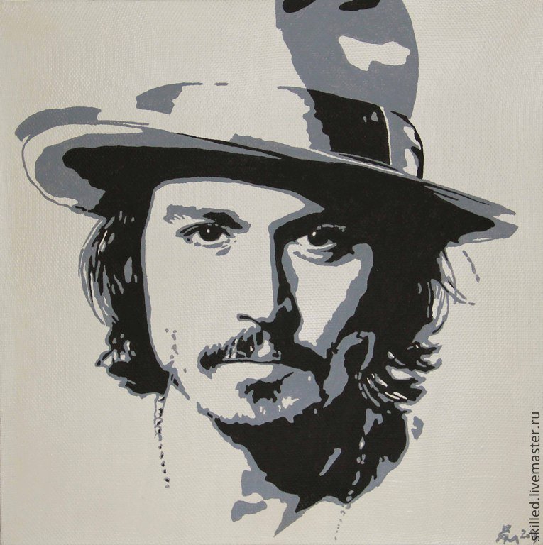 Джонни Депп портрет