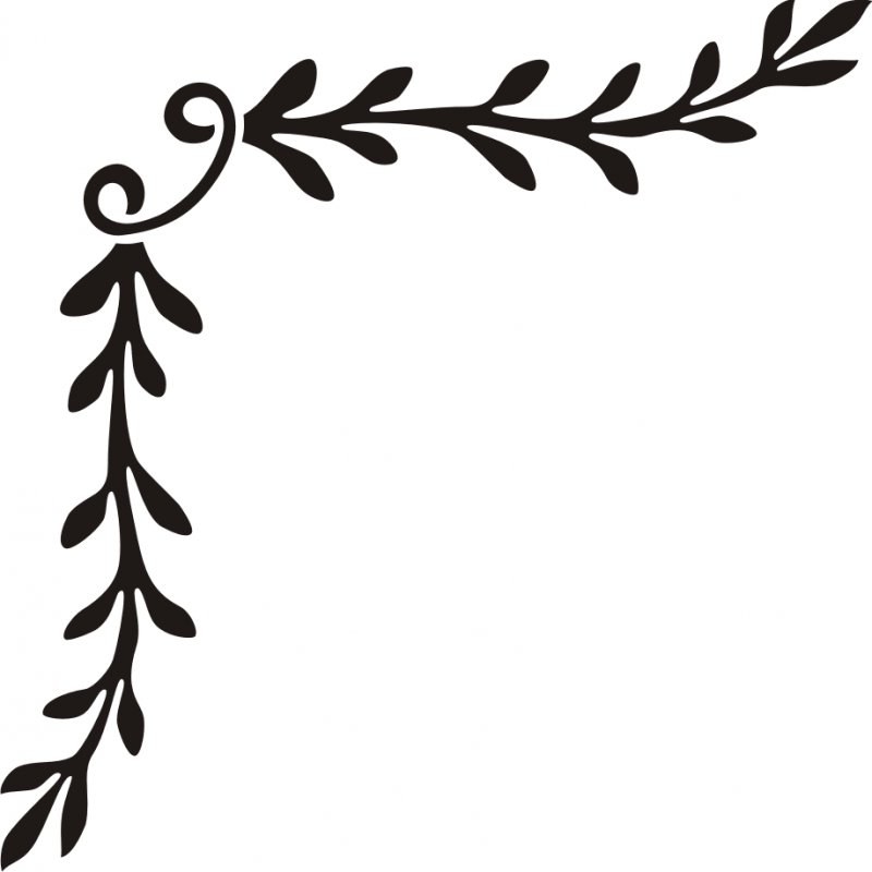 Узор уголок