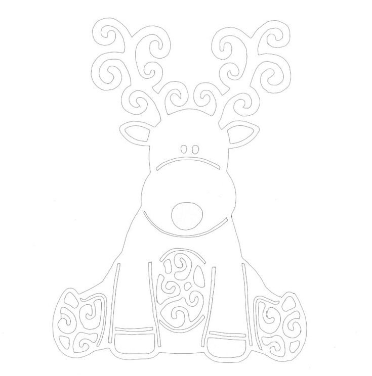 Вытынанка Медвежонок