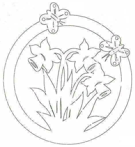 Весенние вырезалки на окна