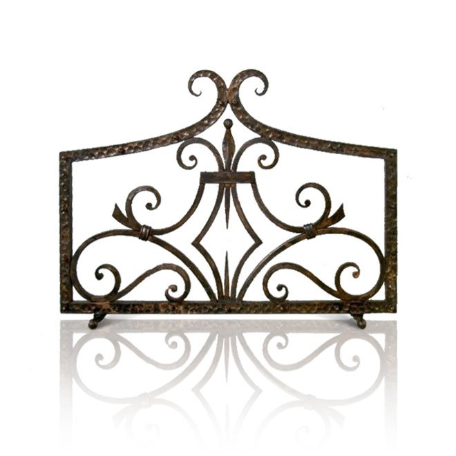 Решетка для камина трафарет