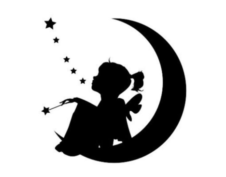 Месяц трафареты для вырезания на окна