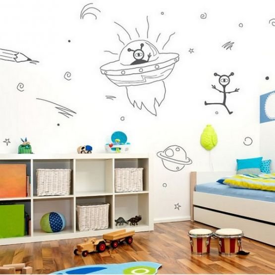 Детская комната фон мультяшный