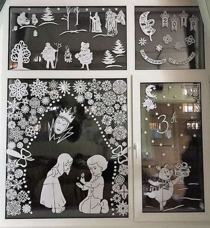 Украшение сюжетные на окна