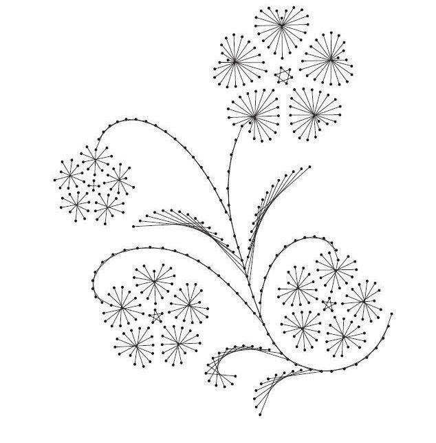 Схемы вышивки изонитью с цифрами для детей