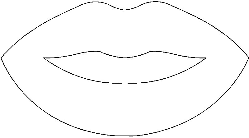 Губы для раскрашивания