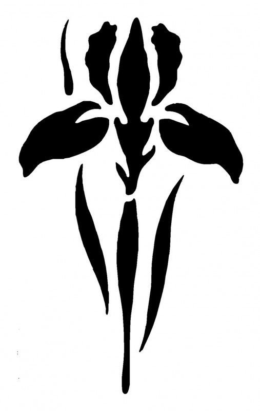 Трафарет "цветы"