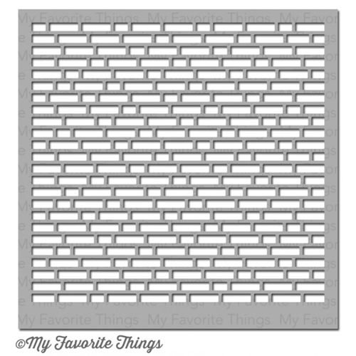 Пластиковый трафарет под кирпич