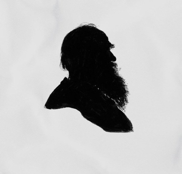 Лев Николаевич толстой силуэт