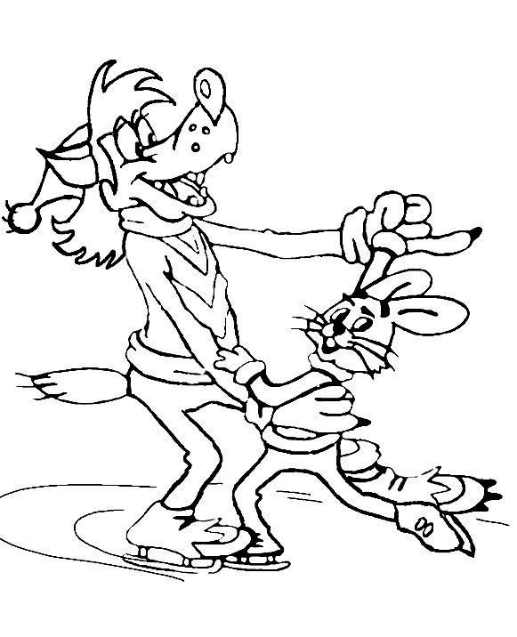 Раскраски для детей ну погоди