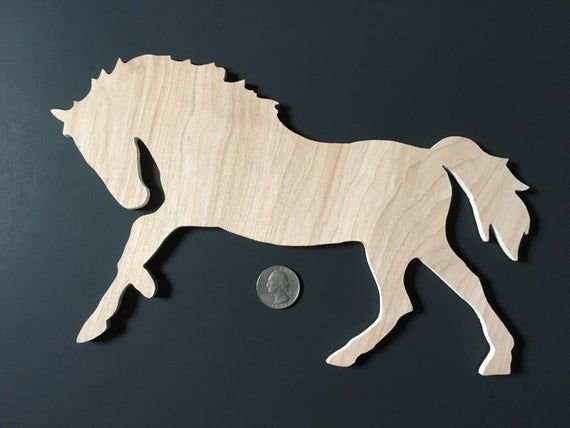 Трафарет лошадей для выпиливания