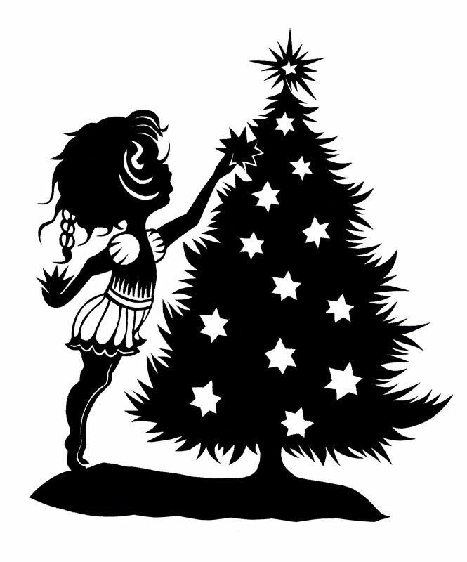 Новогодние силуэты