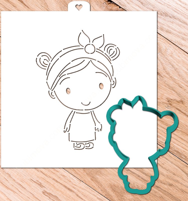 Шаблоны для пряников для девочек