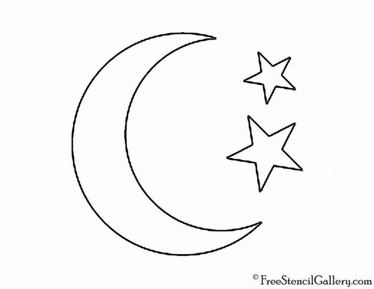 Новогодние трафареты на окна месяц