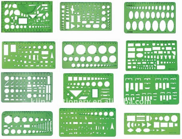 Трафареты (линейка)