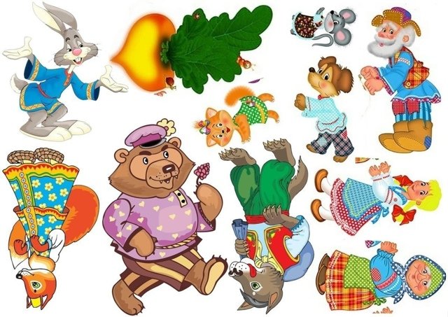 герои сказки теремок