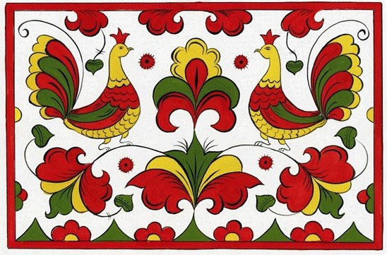 Борецкая роспись Сирин