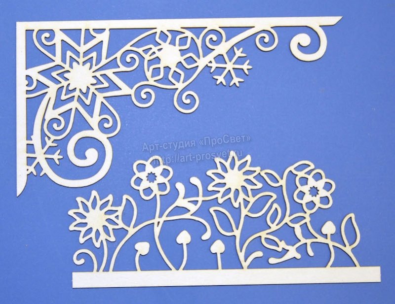 Снежные узоры из бумаги