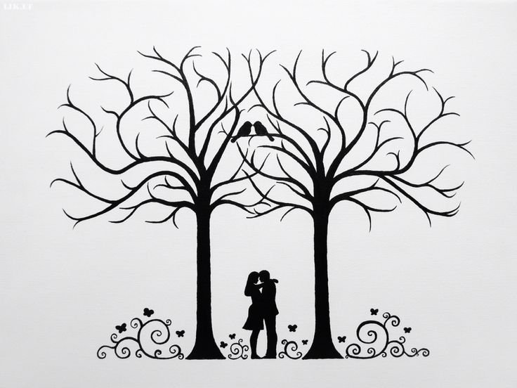 Трафарет "дерево"