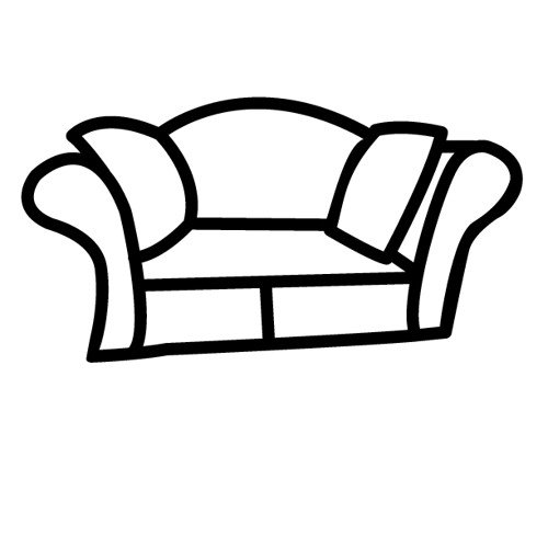 Рисование диван дети