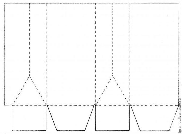 Развертка бумажного мешка