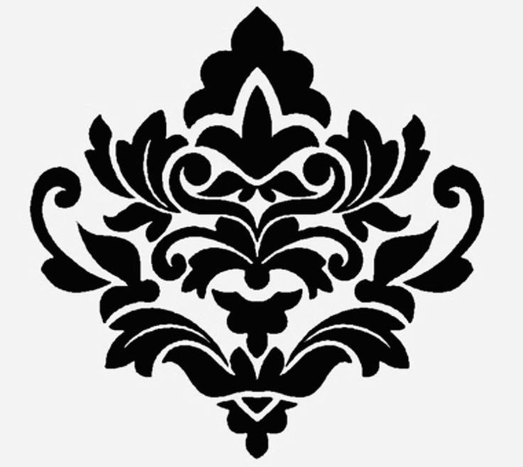 Трафареты узоры для декора