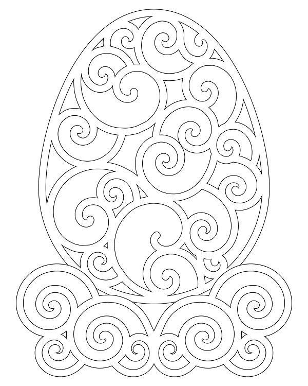 Джутовая филигрань пасхальные яйца