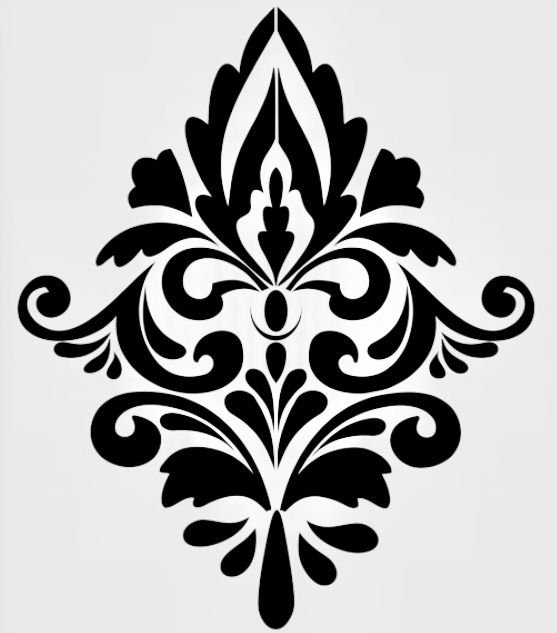 Трафарет вензеля