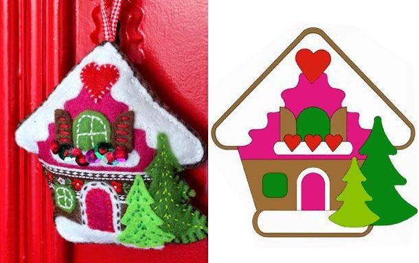 Домик из фетра